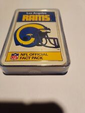 1987 Los Angeles Rams fact pack 33 cartes imprimées au Royaume-Uni eric dickerson, charles