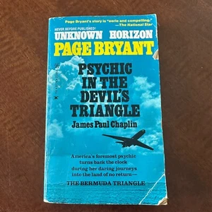Unknown Horizon Page Bryant Psychic In The Devils Triangle, James Chaplin 1976 - Picture 1 of 2