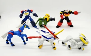 Set 6 figurine Bandai HG Gear Fighter Dendoh sigillate in bustina Giappone - Foto 1 di 9