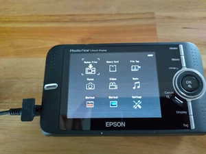 Epson P4500 3.8" Multimedia Storage Photo Viewer 80GB CompactFlash / SD / MMC - Photo 1/21