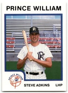 1987 ProCards Steve Adkins Prince William Yankees #2273