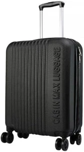 Cabin Max Velocity 40L Expandable Carry On 21x16x8" (55x40x20cm) Trolley (Black) - Picture 1 of 6