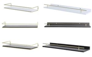 Scaffali galleggianti deco da parete espositore portafoto porta libri - Foto 1 di 20