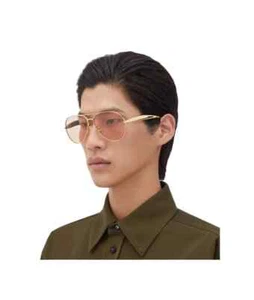 Bottega Veneta Sardine BV1305S Gold Sunglasses - Bild 1 von 4