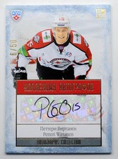 2013-14 KHL Gold Collection Autograph #DON-A16 Petteri Wirtanen 06/50