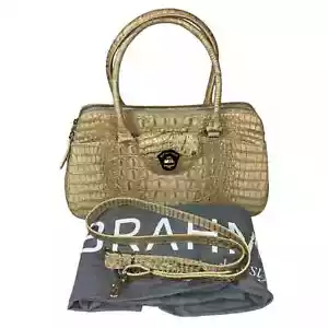 BRAHMIN VINTAGE NAOMI TASCHE UMHÄNGETASCHE AUS SAND MELBOURNE LEDER - Bild 1 von 15