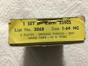 Morse 1-64NC 2FL Handgewindebohrer Set - Bild 1 von 2