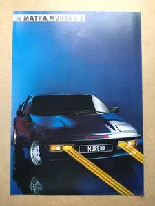 Talbot Murena S Prospekt 1984 - Picture 1 of 3