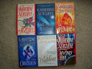KATHERINE SUTCLIFFE (6PB) ROM- FEVER+OBSESSION +(1-STEP BK +ONLY LOVE) 1993-2004 - Picture 1 of 7