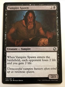 MTG Adventures In The Forgotten Realms Vampire Spawn 123/281 NM - Picture 1 of 2