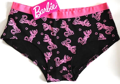 Barbie Bragas Rosa Negro Mujer Damas Reino Unido Tallas 6 a 20 Foto 1 de 4