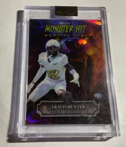 2024 Wild Card Travis Hunter 1/1 Wild Card Monster Hit Monster Hunt PRC RC 💰 - Picture 1 of 2