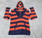 Ralph Lauren Sweatshirt Womens Xl Large Color Block Blouse Summer Naval