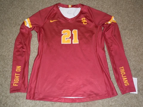 Nike USC Trojans Digital Club Ace LS Volleyball Jersey Women's M Medium NEW NWT Cover