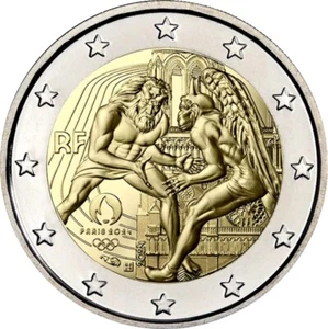 Francia 2024 2 € euros conmemorativos Juegos Olímpicos París 4ª - Imagen 1 de 1
