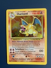 Pokemon card Charizard HOLO - 4/102 Set base ITA Carta Rara Usata