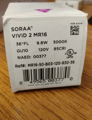 Soraa Vivid MR16 NAED: 00377 - Image 1 of 4