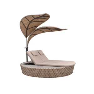 Isola sdraio Sonig Lounge grigio latte mattoni - tecnologia di rotazione a 360° incl. protezione solare - Foto 1 di 1