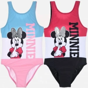 Girls Children Disney Minnie Swimsuit Swimming Costume Swimwear age 3-8 Years C - Picture 1 of 3