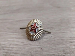 Soviet Military Cockade. Hat Cap Uniform badge. Army USSR . Original - Picture 1 of 14