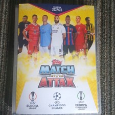 Match Attax 2022/2023 UEFA Champions/Europa League Chase Cards - Pack Fresh