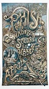 Cartel artístico impreso de David Welker - Phish Madison Square Garden 2022 - Imagen 1 de 4
