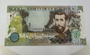 1996 Columbia 5000 Pesos P441 UNC - Bild 1 von 2