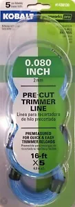 Kobalt / Greenworks Pro - 5 easy reloading trimmer refills - #1438130 - NEW - Picture 1 of 2