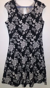 Abito Gilli Floral Fit n Flare taglia L Made in USA Modanno - Foto 1 di 5