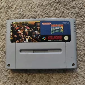 Donkey Kong Country 2 Diddy Kongs Quest Super Nintendo SNES Game - Picture 1 of 2