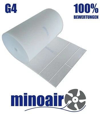 MINOAIR G4/FL220 Dt. Filterrolle 1 x 5m 20mm Dicke dt. Filtermatte progressiv aufgebaut