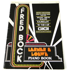 FRED BOCK Lerner & Loew Libro per pianoforte JG0692 Canzoni del film VGC Rare - Foto 1 di 4