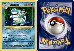 1999 Pokemon, Basisset, #2/102 Blastoise, Holo selten (b) - Bild 1 von 1