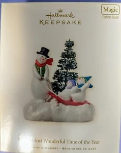 It's the Most Wonderful Time of the Year (2008) Hallmark Keepsake Magic Ornament - Picture 1 of 2