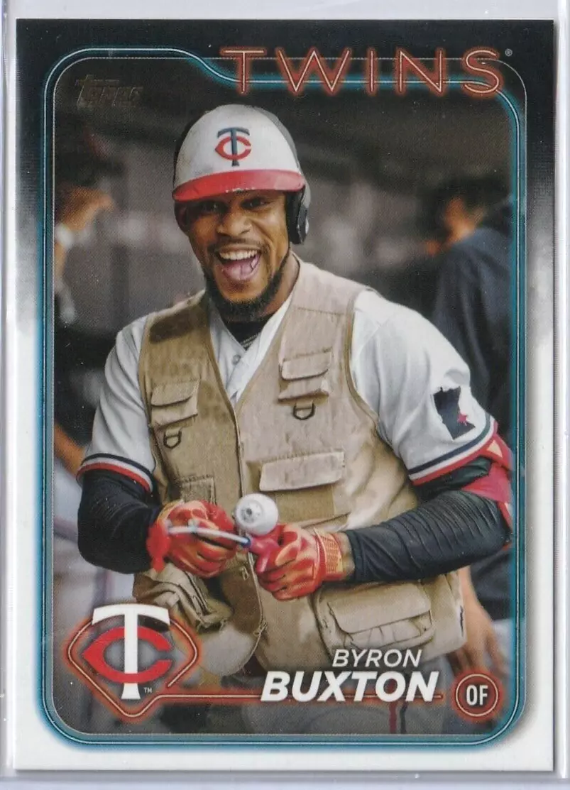 BYRON BUXTON 2024 TOPPS SERIES 1 GOLDEN MIRROR IMAGE VARIATION SSP #94 TWINS