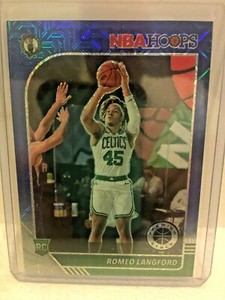 2019-20 HOOPS Premium Stock Romeo Langford #211 Prizm Blue MOJO SSP 67/99