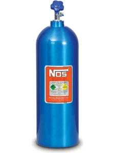 Nitrous Oxide Systems NOS Nitrous Bottle 20-Lb., (Electric, Blue) 27 (14760NOS) - Picture 1 of 12