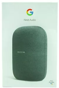 Google Nest Audio, Smart Speaker Google Assistant Built-In Charcoal, New Sealed - Picture 1 of 5