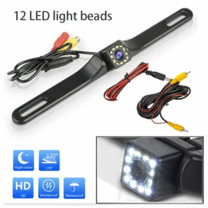 Telecamera di backup retrovisore auto 12 V 420P/720P visione notturna 12 LED - Foto 1 di 10