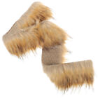 Faux Fur Strip Artificial Shaggy Fur Fabric Material For Costume Gnome Beard