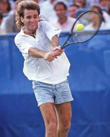 1988 Tennis Pro ANDRE AGASSI Glossy 8x10 Photo Print Poster Cover