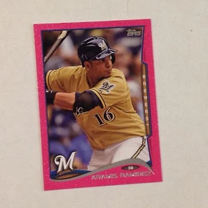 ARAMIS RAMIREZ #560 BREWERS 6/25 MADE Pink parallel SP 2014 Topps Mini - Picture 1 of 1