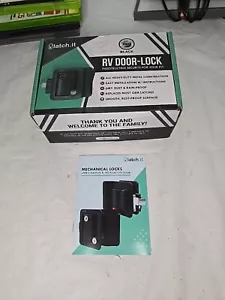 LATCH.IT Black RV Door Lock Replacement | RV Door Locks | RV Door Right Handle - Picture 1 of 12