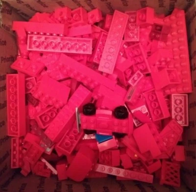 3 pounds of Lego bricks -  red from various sets - Image 1 of 3