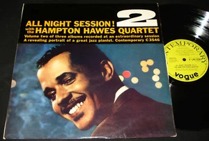 HAMPTON HAWES QUARTET  – ALL NIGHT SESSION! VOL. 2 1959 ORIGINAL UK LP - jazz - Picture 1 of 2