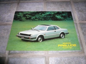 Honda Prelude Personal Coupe Verkaufsprospekt 1980 - Oldtimer - Bild 1 von 4