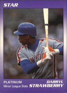 1990 Star Platinum #118 Darryl Strawberry Mets  /1000 C32398