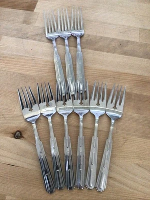 Столовые приборы Reed & Barton Ultra Select из нержавеющей стали вилки для ужина и салата BARCELONA - Изображение 1 из 4