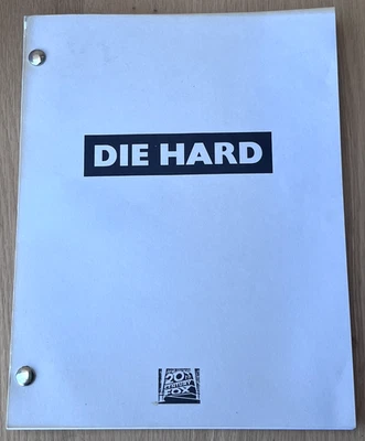 RARE 1987 Die Hard Movie Original Script Screenplay Jeb Stuart Steven DeSouza - Image 1 of 4