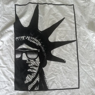 Camiseta ImKing Para Hombres Estatua de la Libertad Blanca Talla XL EE. UU. Grande Y2K De Colección Foto 1 de 4
